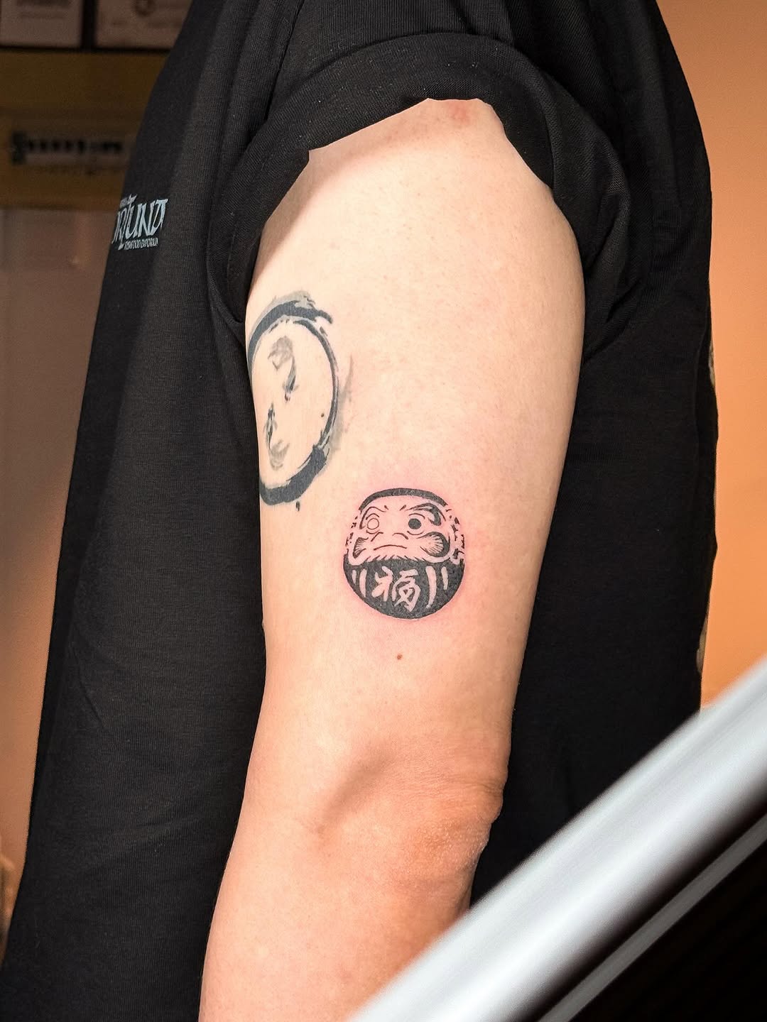 KAI KAI (Ink Tattooist) - Chinese Baby Dragon Tattoo KAI KAI (Ink Tattooist) - Japanese Daruma Tattoo / Enso